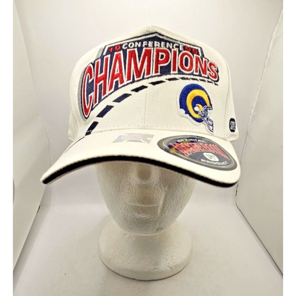 NFL St Louis Rams 1999 Conference Champions Locker Room Hat Vintage Embroidered